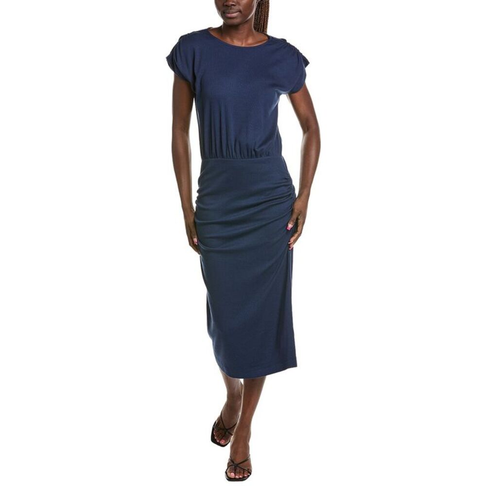 Michael Stars Womens  Pippa Gathered Midi Dress